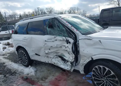 2026 Hyundai Palisade Hev Calligraphy z USA, uszkodzony, nr VIN KM8RMESA9TU033649